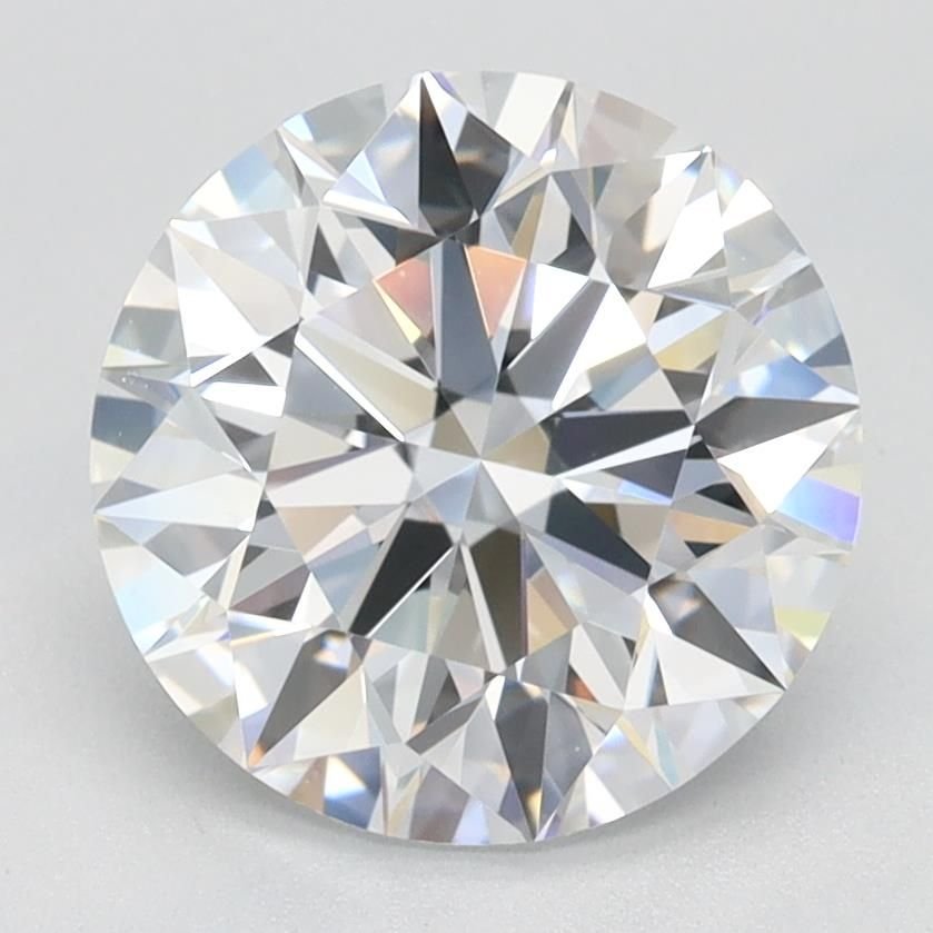 2.18ct D VVS1 Rare Carat Ideal Cut Round Lab Grown Diamond