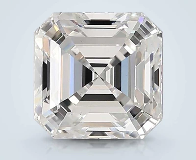 5.51ct E VS1 Rare Carat Ideal Cut Asscher Lab Grown Diamond
