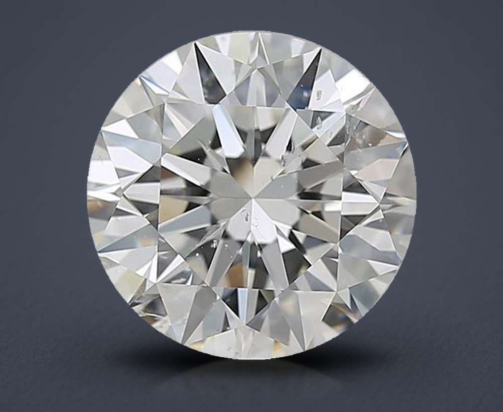 4.51ct I SI2 Rare Carat Ideal Cut Round Diamond