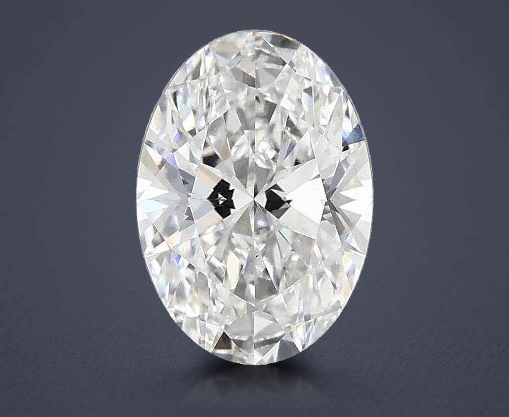 1.65ct D VS2 Rare Carat Ideal Cut Oval Lab Grown Diamond
