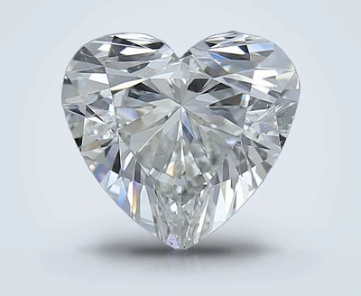 2.06ct J SI1 Rare Carat Ideal Cut Heart Diamond