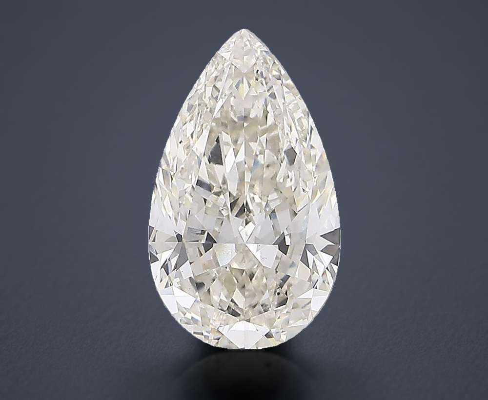 30.27ct J VS2 Rare Carat Ideal Cut Pear Lab Grown Diamond