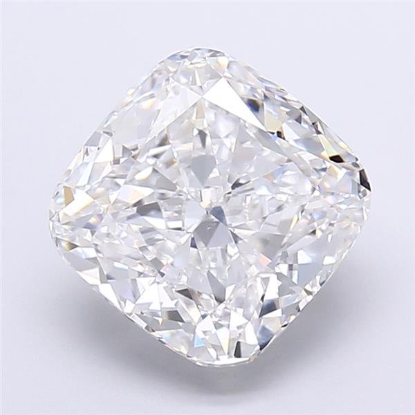 5.52ct D VVS2 Rare Carat Ideal Cut Cushion Lab Grown Diamond