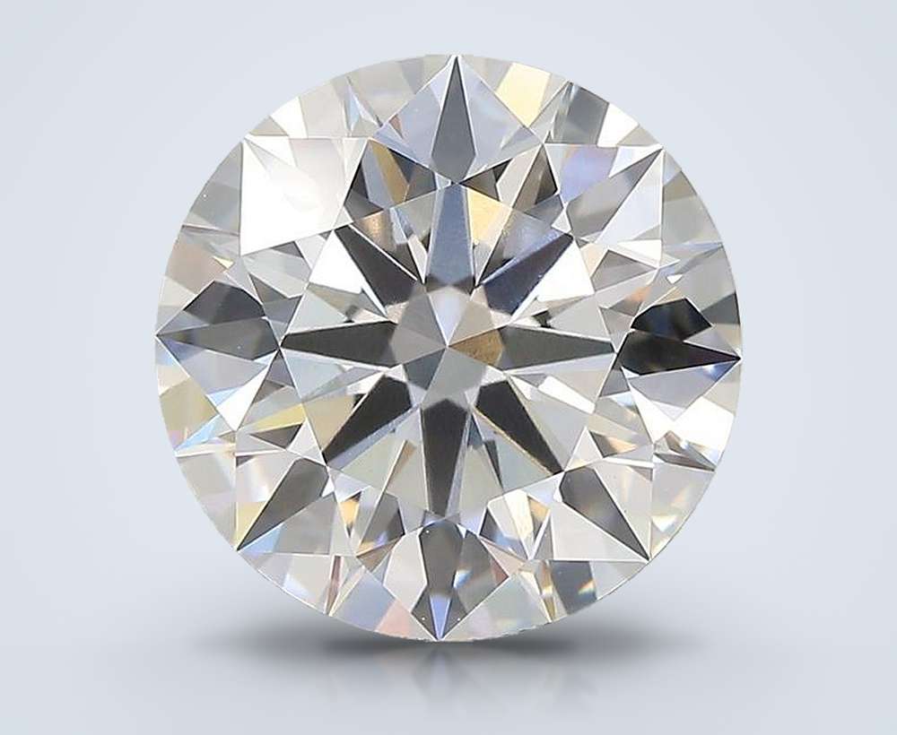 4.66ct E VVS2 Rare Carat Ideal Cut Round Lab Grown Diamond