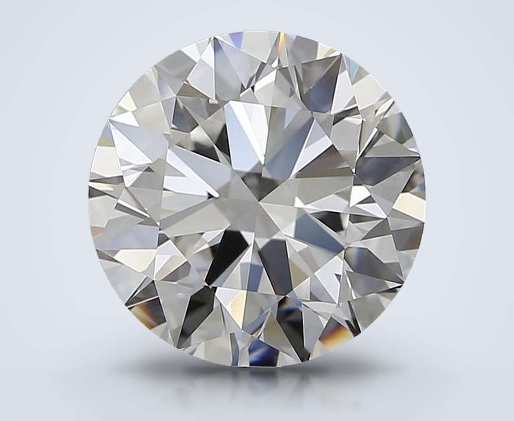 2.53ct E VS1 Rare Carat Ideal Cut Round Diamond