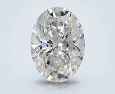 3.51ct D VS2 Rare Carat Ideal Cut Oval Lab Grown Diamond