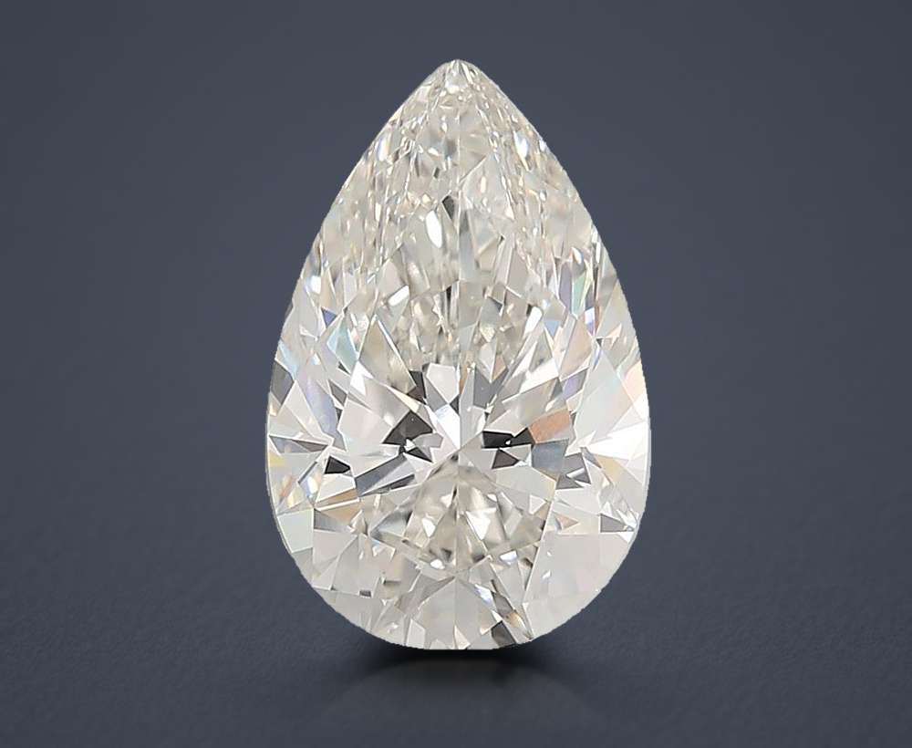 12.05ct I VS1 Rare Carat Ideal Cut Pear Lab Grown Diamond