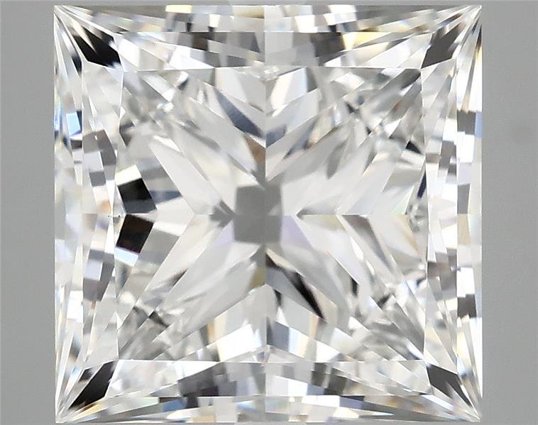 7.76ct E VVS2 Rare Carat Ideal Cut Princess Lab Grown Diamond