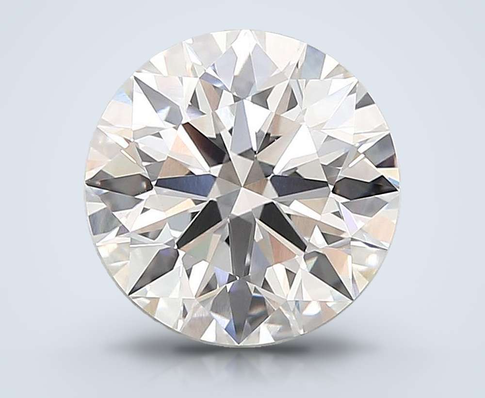 4.06ct E VVS2 Rare Carat Ideal Cut Round Lab Grown Diamond