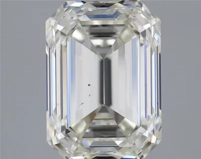 3.78ct H VS2 Very Good Cut Emerald Diamond