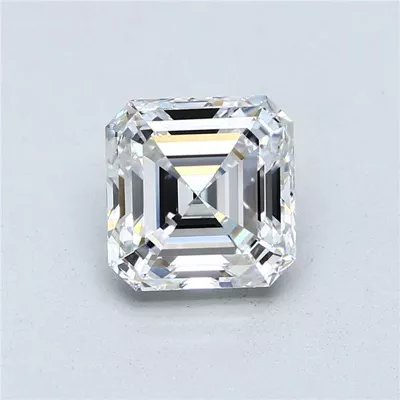 3.43ct E VVS1 Rare Carat Ideal Cut Asscher Diamond