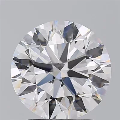 2.51ct E SI1 Rare Carat Ideal Cut Round Diamond