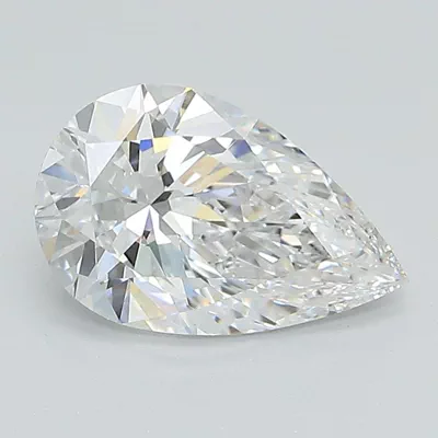 1.57ct D VVS2 Rare Carat Ideal Cut Pear Lab Grown Diamond