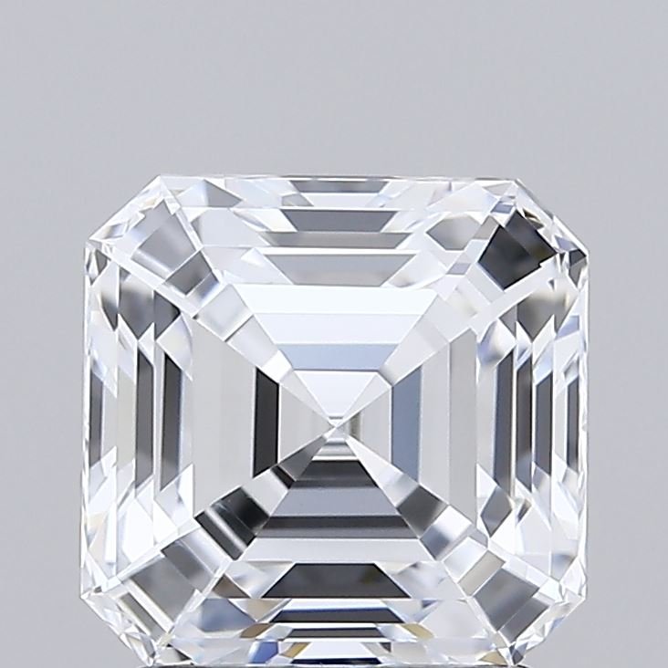2.02ct E VVS2 Rare Carat Ideal Cut Asscher Lab Grown Diamond