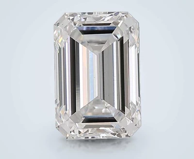 2.52ct D VS2 Rare Carat Ideal Cut Emerald Lab Grown Diamond
