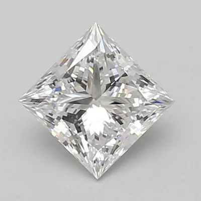 1.01ct D VS1 Rare Carat Ideal Cut Princess Lab Grown Diamond