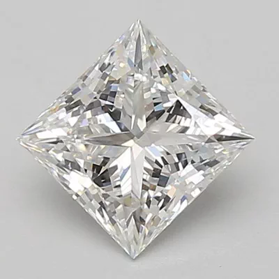 1.52ct E VS2 Rare Carat Ideal Cut Princess Lab Grown Diamond
