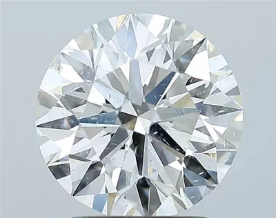 2.30ct I SI2 Rare Carat Ideal Cut Round Diamond
