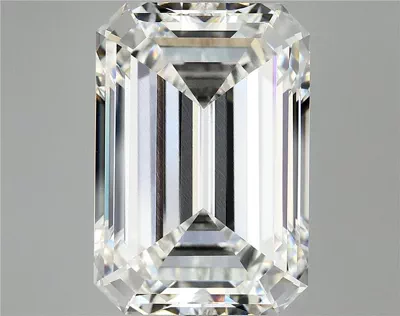 12.75ct F VVS2 Excellent Cut Emerald Lab Grown Diamond