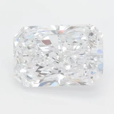 1.37ct D VVS2 Rare Carat Ideal Cut Radiant Lab Grown Diamond