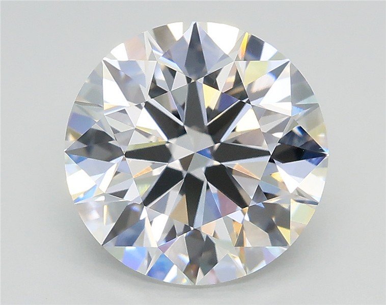 3.02ct F VVS2 Excellent Cut Round Lab Grown Diamond