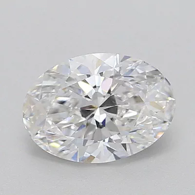 1.58ct D VVS2 Rare Carat Ideal Cut Oval Lab Grown Diamond