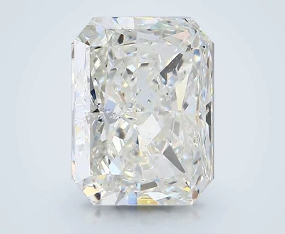 5.20ct J SI2 Rare Carat Ideal Cut Radiant Diamond
