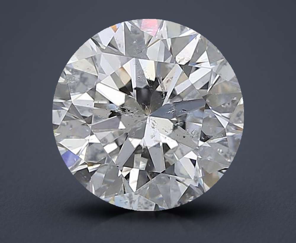 3.00ct F SI2 Rare Carat Ideal Cut Round Diamond