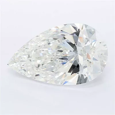 6.81ct F VS1 Rare Carat Ideal Cut Pear Lab Grown Diamond