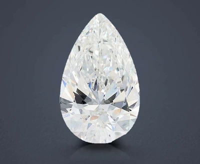 6.81ct F VS1 Rare Carat Ideal Cut Pear Lab Grown Diamond