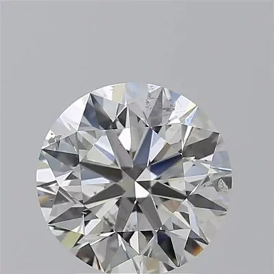 2.51ct F SI2 Rare Carat Ideal Cut Round Diamond