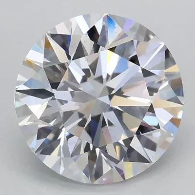 2.09ct D VS1 Rare Carat Ideal Cut Round Lab Grown Diamond
