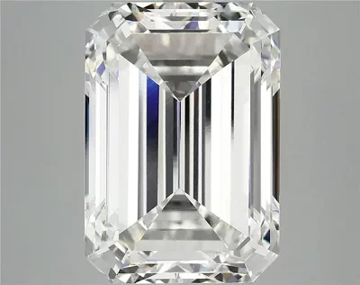 11.02ct F VVS2 Excellent Cut Emerald Lab Grown Diamond