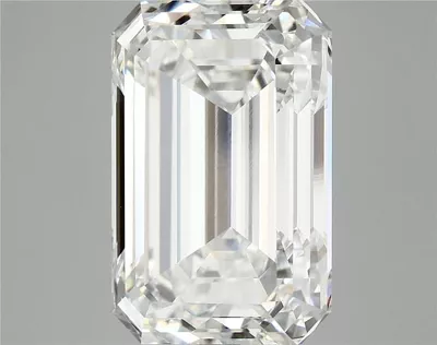 11.33ct F VVS2 Excellent Cut Emerald Lab Grown Diamond
