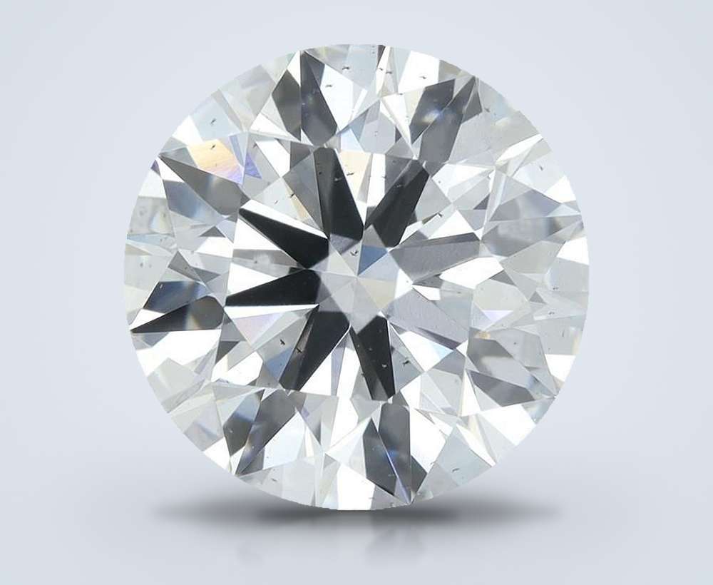 4.25ct F SI1 Rare Carat Ideal Cut Round Lab Grown Diamond