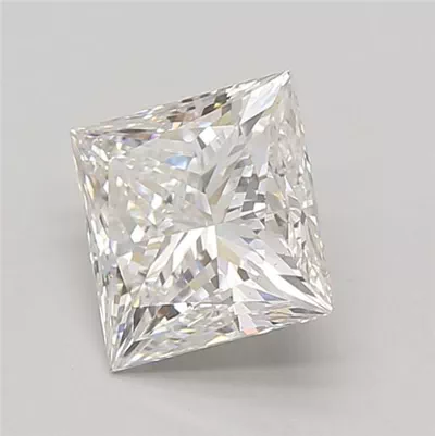 2.75ct E VS2 Rare Carat Ideal Cut Princess Lab Grown Diamond