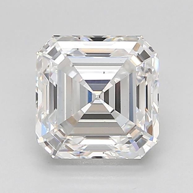 2.49ct D VS2 Rare Carat Ideal Cut Asscher Lab Grown Diamond