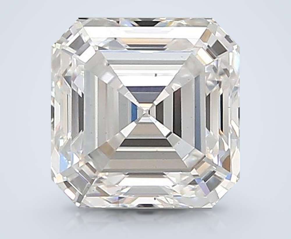 2.49ct D VS2 Rare Carat Ideal Cut Asscher Lab Grown Diamond