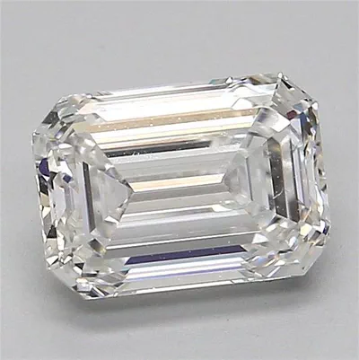 2.01ct G VS2 Rare Carat Ideal Cut Emerald Diamond