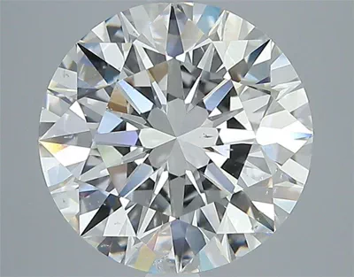 3.04ct F SI1 Rare Carat Ideal Cut Round Diamond