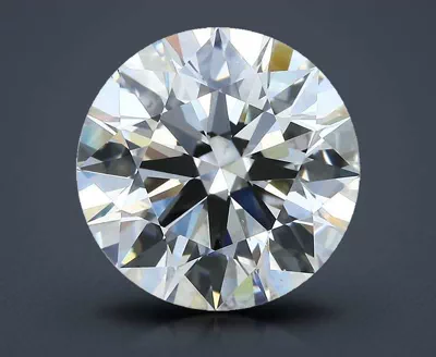 5.29ct K VS2 Rare Carat Ideal Cut Round Diamond