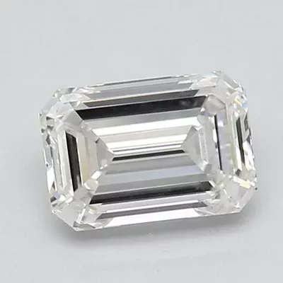 1.58ct F VS2 Rare Carat Ideal Cut Emerald Lab Grown Diamond