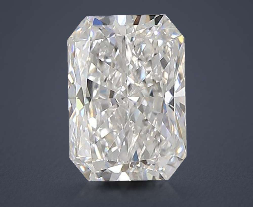 2.08ct D VVS1 Rare Carat Ideal Cut Radiant Lab Grown Diamond