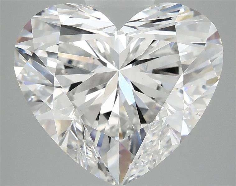 6.10ct E VVS2 Rare Carat Ideal Cut Heart Lab Grown Diamond