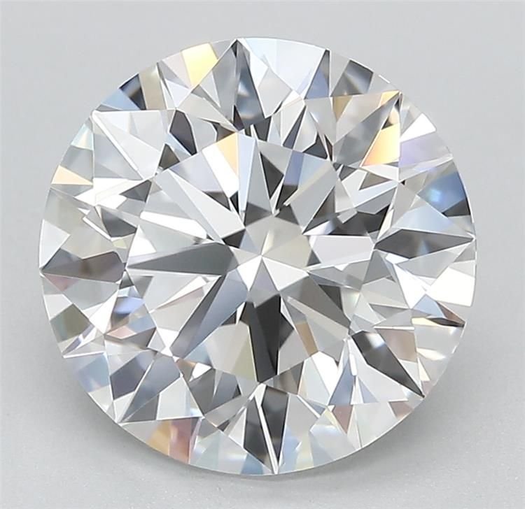 4.04ct D VVS2 Rare Carat Ideal Cut Round Lab Grown Diamond