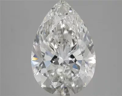 5.08ct H VS1 Rare Carat Ideal Cut Pear Lab Grown Diamond