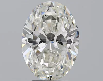 3.51ct I SI2 Rare Carat Ideal Cut Oval Diamond
