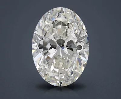 3.51ct I SI2 Rare Carat Ideal Cut Oval Diamond