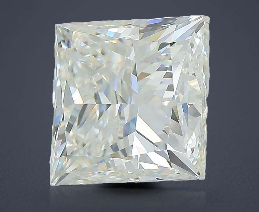 5.01ct H VVS2 Very Good Cut Princess Lab Grown Diamond