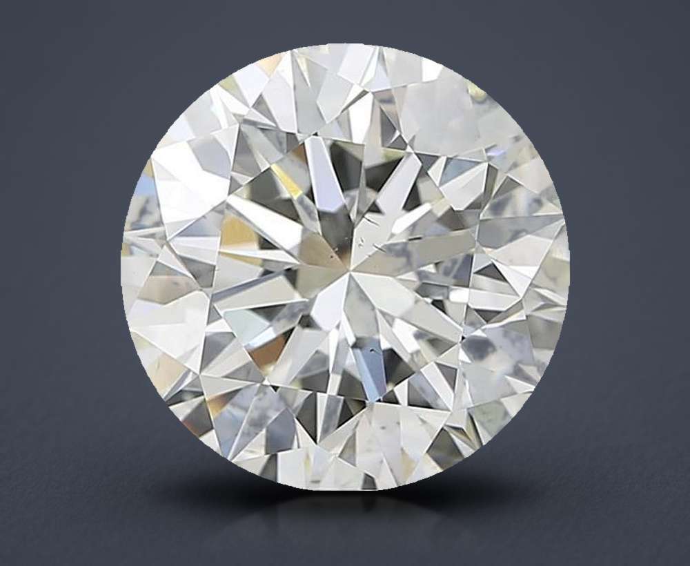 5.01ct I VS2 Rare Carat Ideal Cut Round Diamond